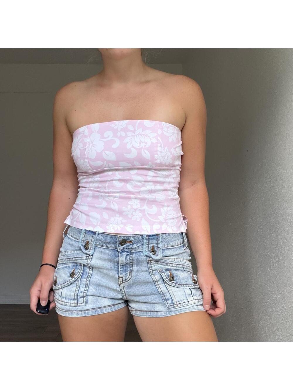 Y2K SURFER COCNUT GIRL TOP